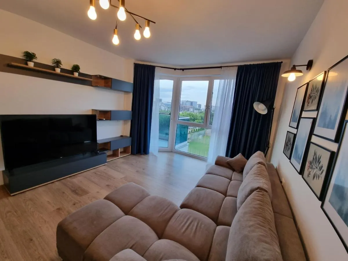 New Style White Modern Apartments ブカレスト