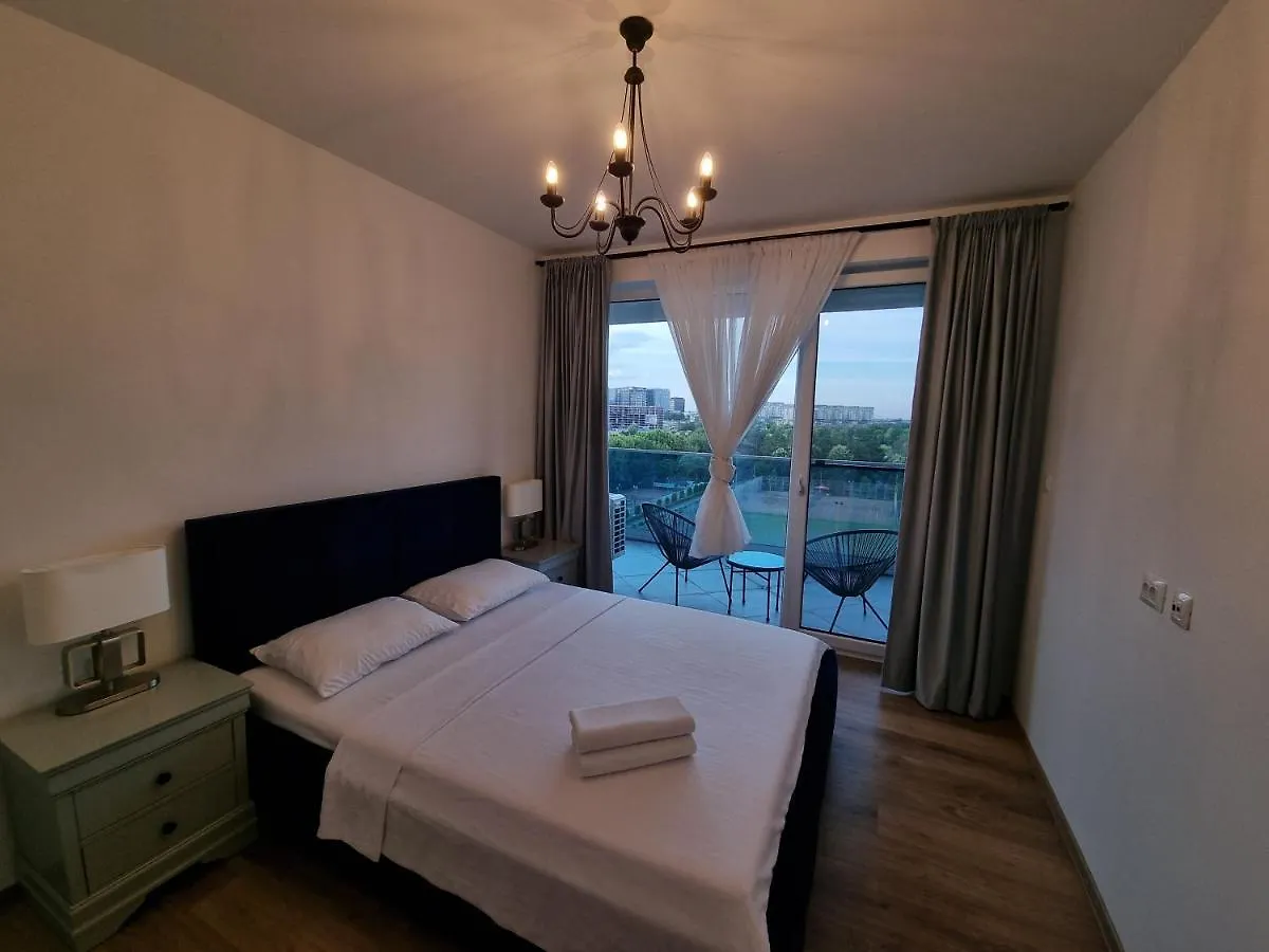 New Style White Modern Apartments ブカレスト
