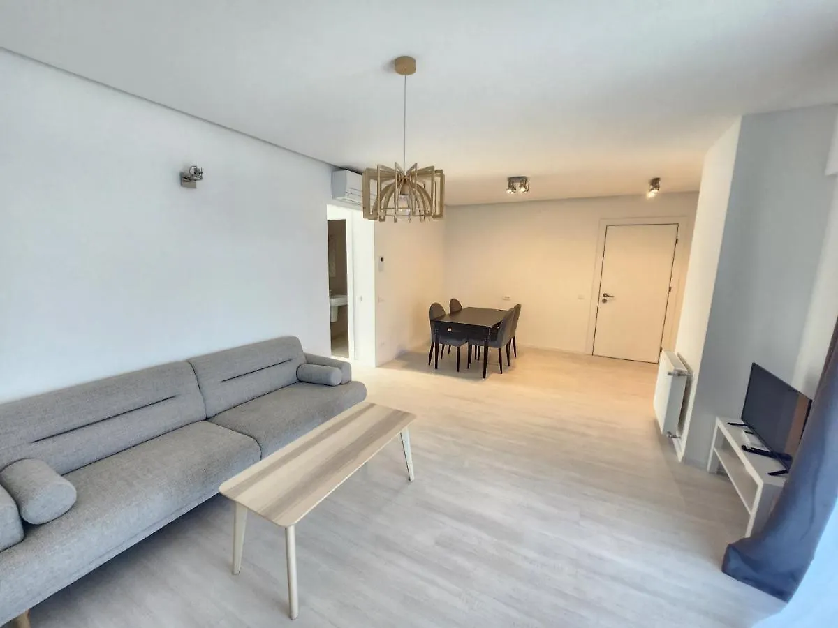 New Style White Modern Apartments ブカレスト 0*,