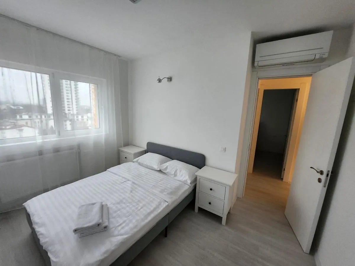 New Style White Modern Apartments Boekarest Roemenië