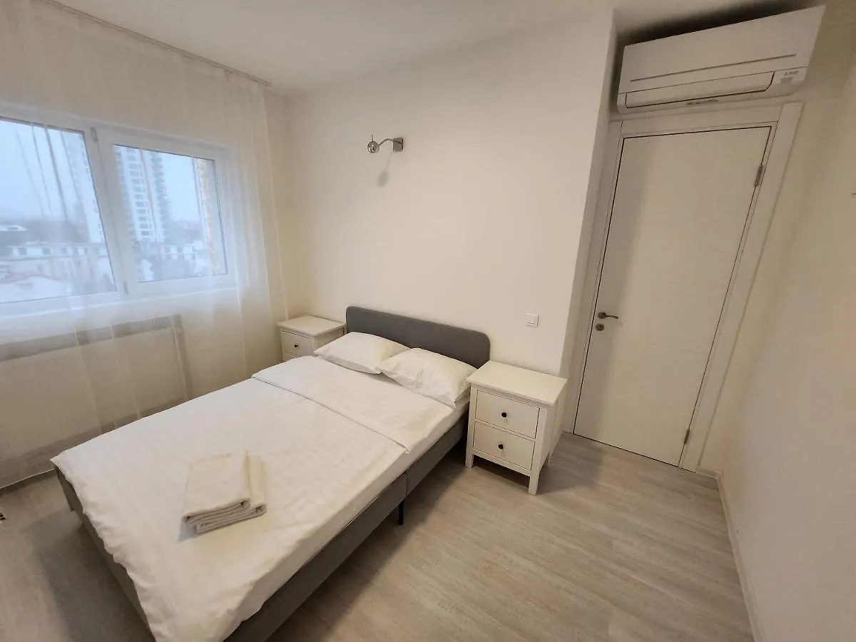 New Style White Modern Apartments Boekarest