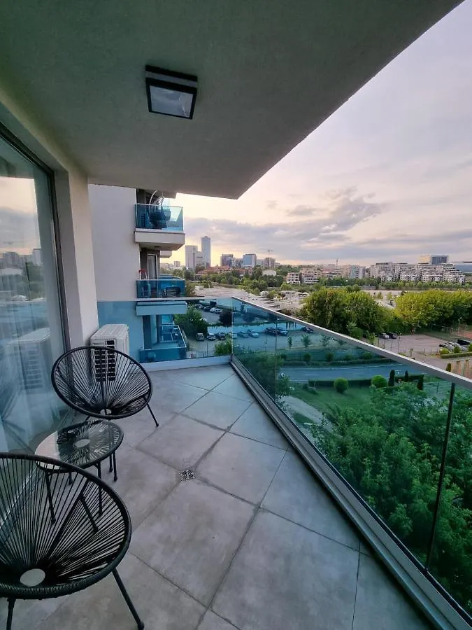 New Style White Modern Apartments Boekarest