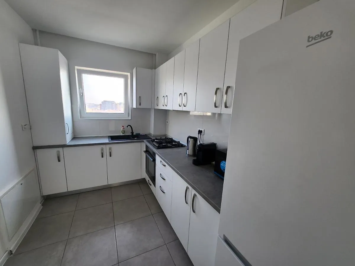 New Style White Modern Apartments Boekarest Roemenië